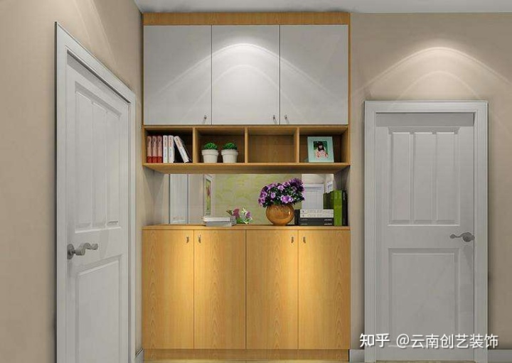 現代玄關裝修效果圖片_玄關裝修效果圖_無玄關入戶門裝修效果