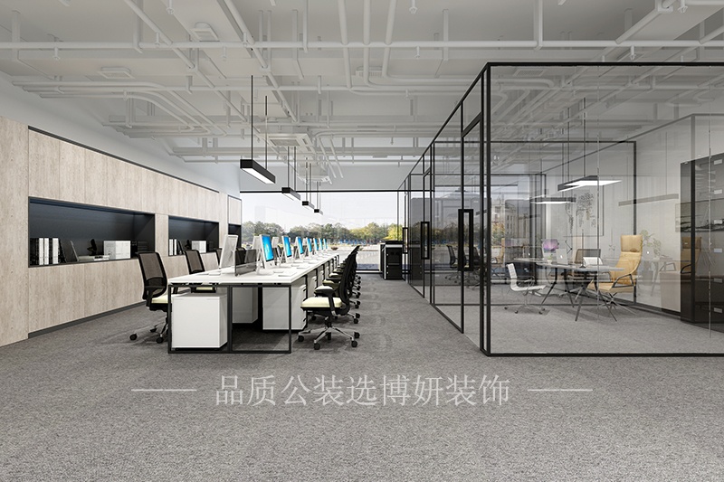 南京辦公室裝修設計公司(辦公室辦公區域裝修方案)