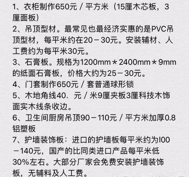 冷庫材料合同預算清單_藏式裝修裝修清單_裝修材料清單