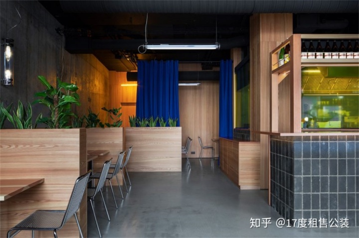 快餐店裝修_小快餐店鋪裝修圖片_韓式快餐店內裝修小型