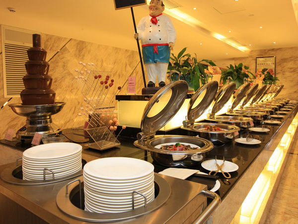 優樂自助火鍋烤肉餐廳(金州福佳店)_自助餐廳裝修_自助燒烤餐廳