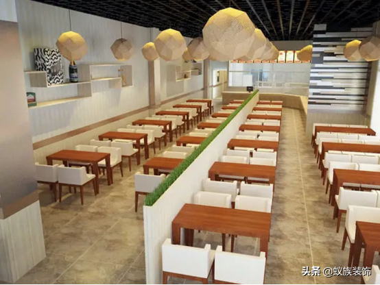 武漢茶樓餐廳酒店別墅店面ktv寫字樓裝飾裝修設計公_小店面餐廳裝修效果圖_餐廳店面裝修