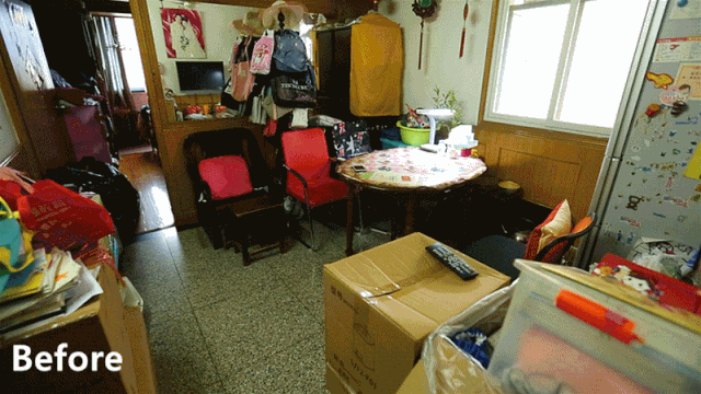 44㎡兩房變三房，挖掘新空間解決三代四口居住難題