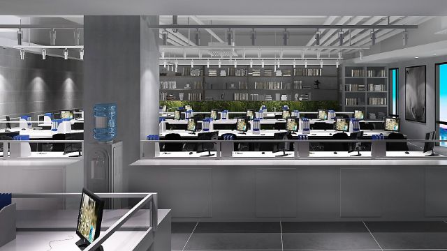 上海辦公室有人辦公照片_3室2廳1衛裝修效果圖_辦公室裝修設計