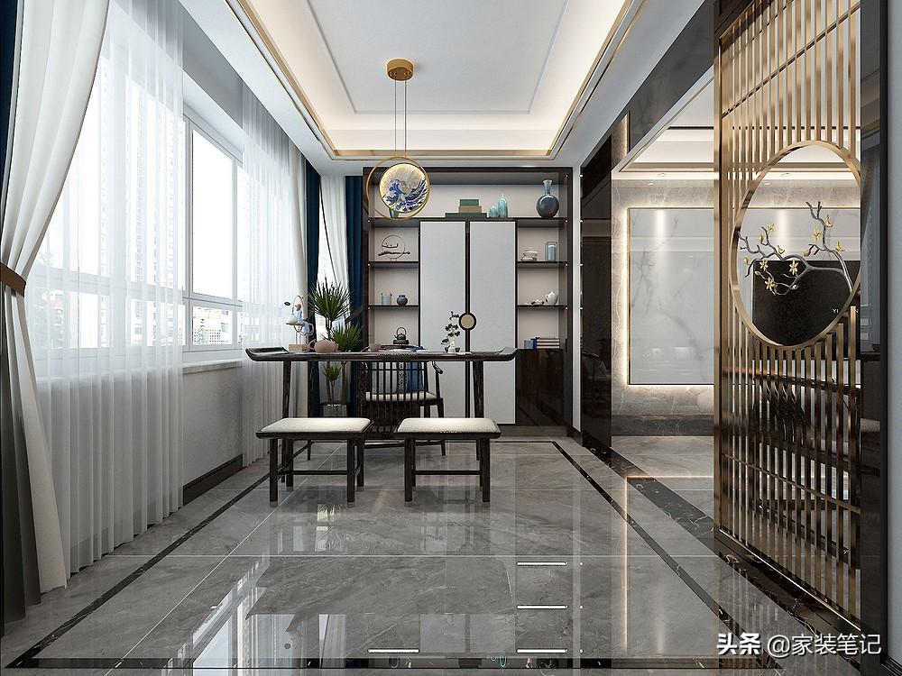 中式園林風格裝修_新中式風格裝修圖片_中式美式混搭風格裝修
