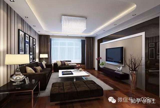 現代簡約客廳吊頂效果_客廳吊頂裝修效果圖片_客廳吊頂裝修效果圖