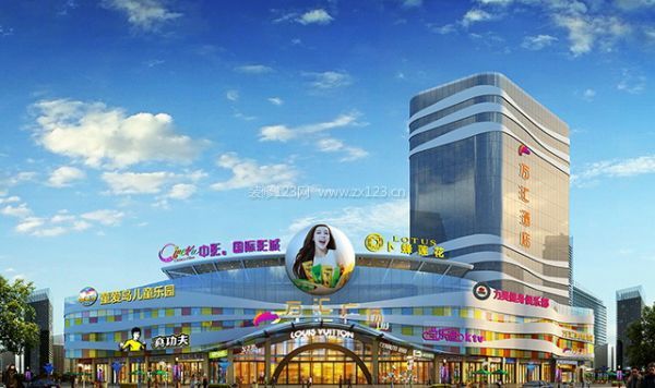 合肥商場裝修客戶可參考的商場裝修設計效果圖