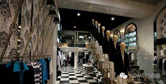 工業混搭風格快歺店裝修_服裝店裝修風格_童裝店裝修貨架風格圖