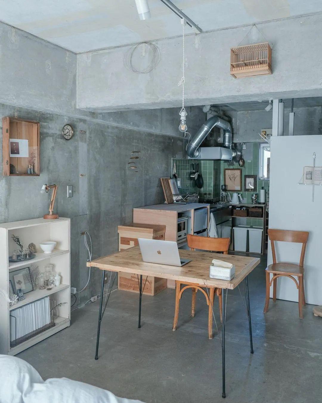 毛坯工業風格裝修商店_毛坯餐廳工業風格裝修_毛坯房裝修風格