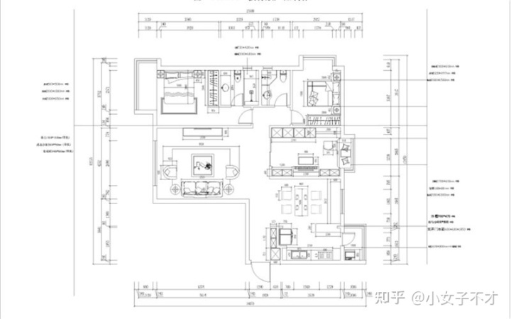 現代風格住宅果然魅力十足，110平米兩室一廳，裝飾獨特，視覺新穎