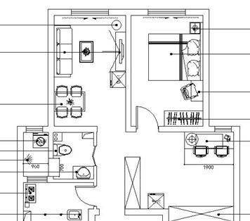 二室一廳裝修效果圖_五一廣場林業宿舍 3室1廳 簡單裝修 朝南北 次臥_80平3室1廳小戶型裝修效果圖